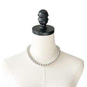 ATI Thailand 925 Silver Beaded Statement Necklace